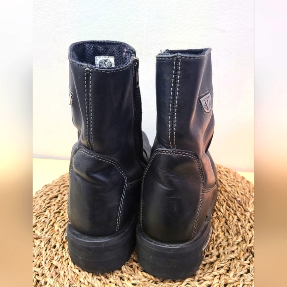 Genuine Victory motorcycle leather boots size 7 - Picture 4 of 8